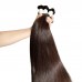 Stema 1kg(10pcs) Wholesale Deals #2 Brown Raw Hair Bulk Natural Straight Hair Extensions For Braid